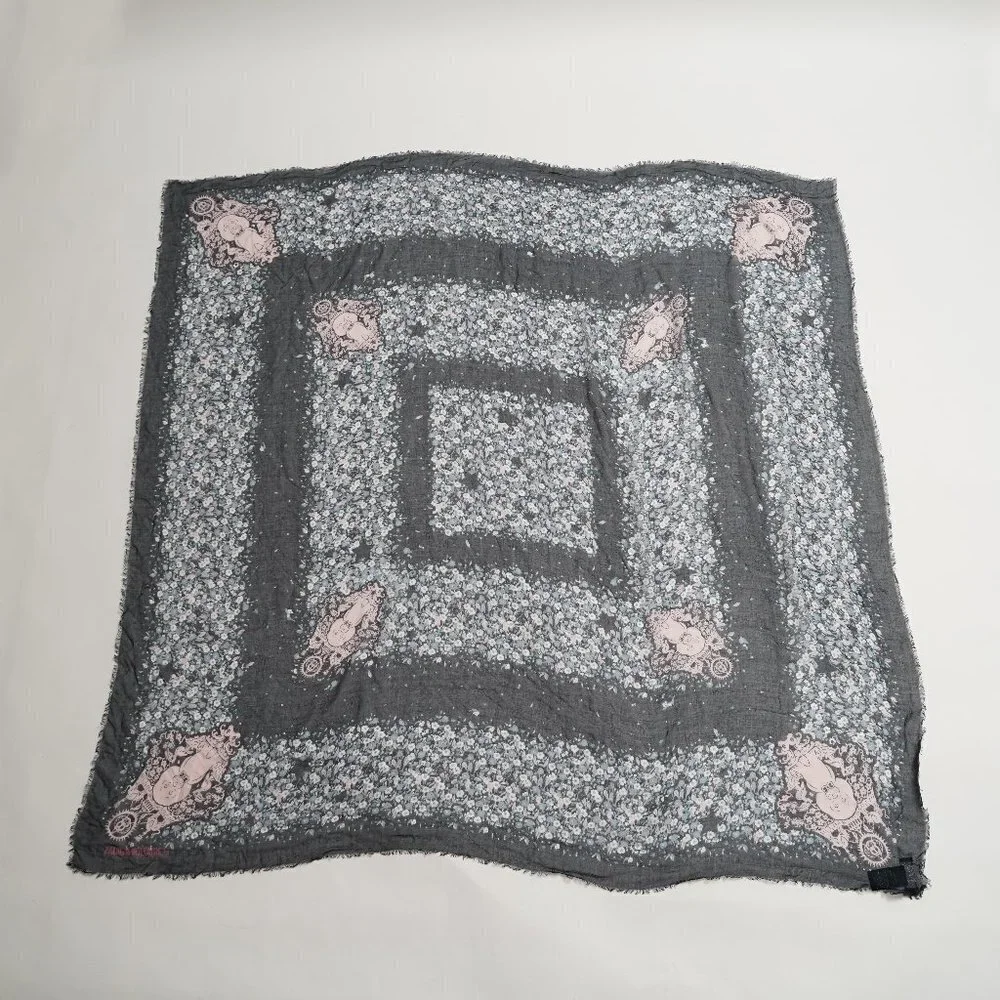 Zadig & Voltaire Kerry Flower Dog Square Scarf